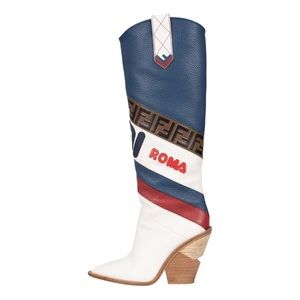 Fendi x Fila Roma Western Boots